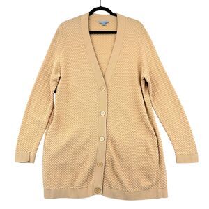 COS Beige Textured Cardigan